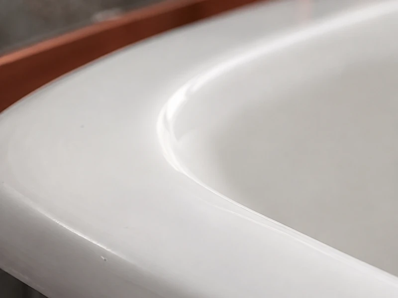 Chip at a tub rim repaired and color-matched in a Friendly Acres home, Redwood City